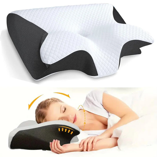 Oreiller de lit à massage cervical orthopédique